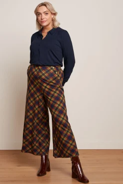 King Louie Broeken|Pia Culotte Bennet Evening Blue