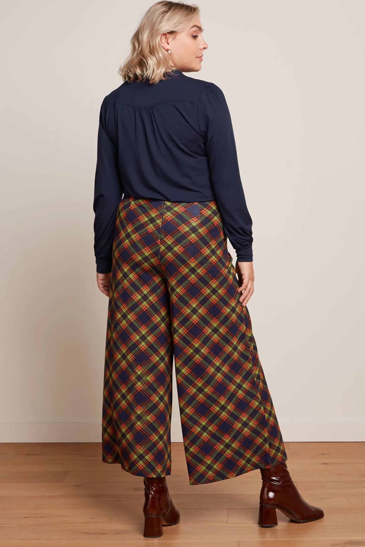 King Louie Broeken|Pia Culotte Bennet Evening Blue