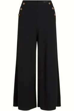 King Louie Broeken|Pia Culotte Milano Uni Black