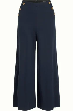 King Louie Broeken|Pia Culotte Milano Uni Evening Blue