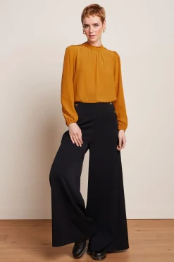 King Louie Broeken|Pia Pants Broadway Black