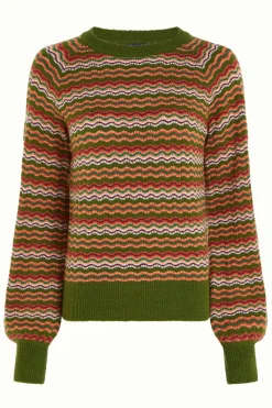 King Louie Truien|Raglan Sweater Twitty Olive Green
