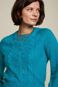 King Louie Vesten|Raglan Top Atlantis Jewel Blue