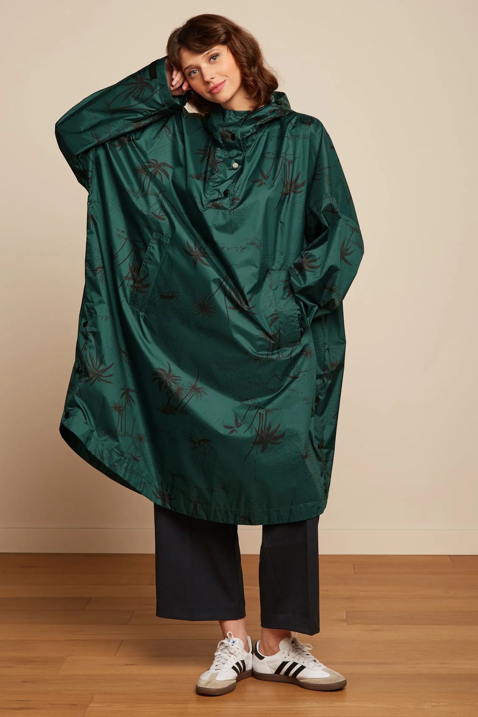 King Louie Jassen & Blazers|Rainponcho Rain Ponderosa Green