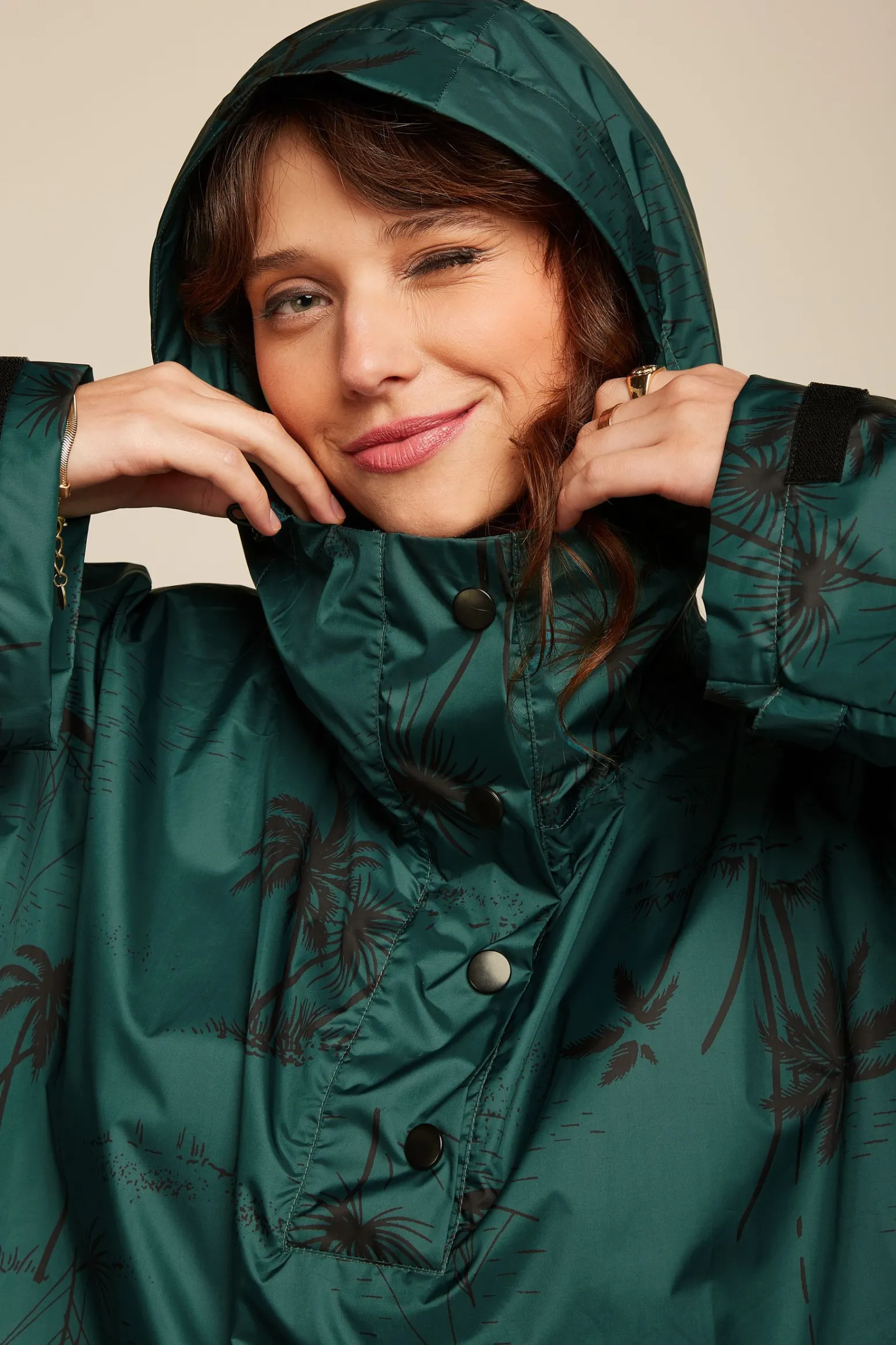 King Louie Jassen & Blazers|Rainponcho Rain Ponderosa Green