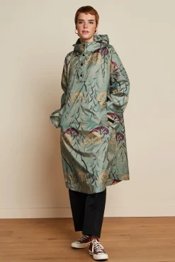 King Louie Jassen & Blazers|Rainponcho Rain Dusty Turquoise