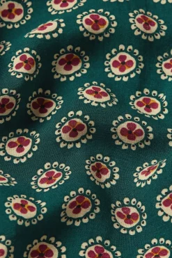 King Louie Blouses|Remi Blouse Elliot Pine Green