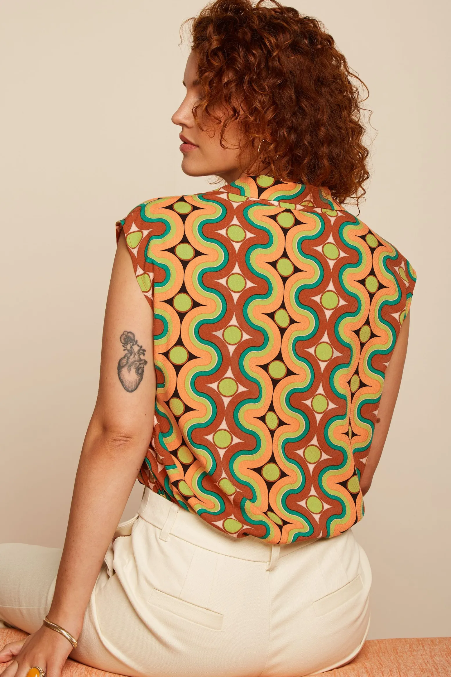 King Louie Blouses|Remi Blouse Kizko Black