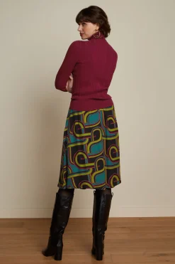 King Louie Tops & Shirts|Rib Rollneck Top Club Cabernet Red