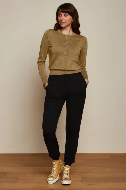 King Louie Broeken|Roisin Pants Milano Uni Black