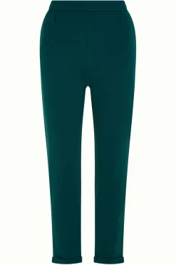 King Louie Broeken|Roisin Pants Milano Uni Pine Green