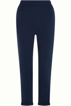 King Louie Broeken|Roisin Pants Milano Uni Evening Blue