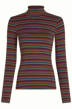 King Louie Tops & Shirts|Rollneck Top Rolla Stripe Umbre