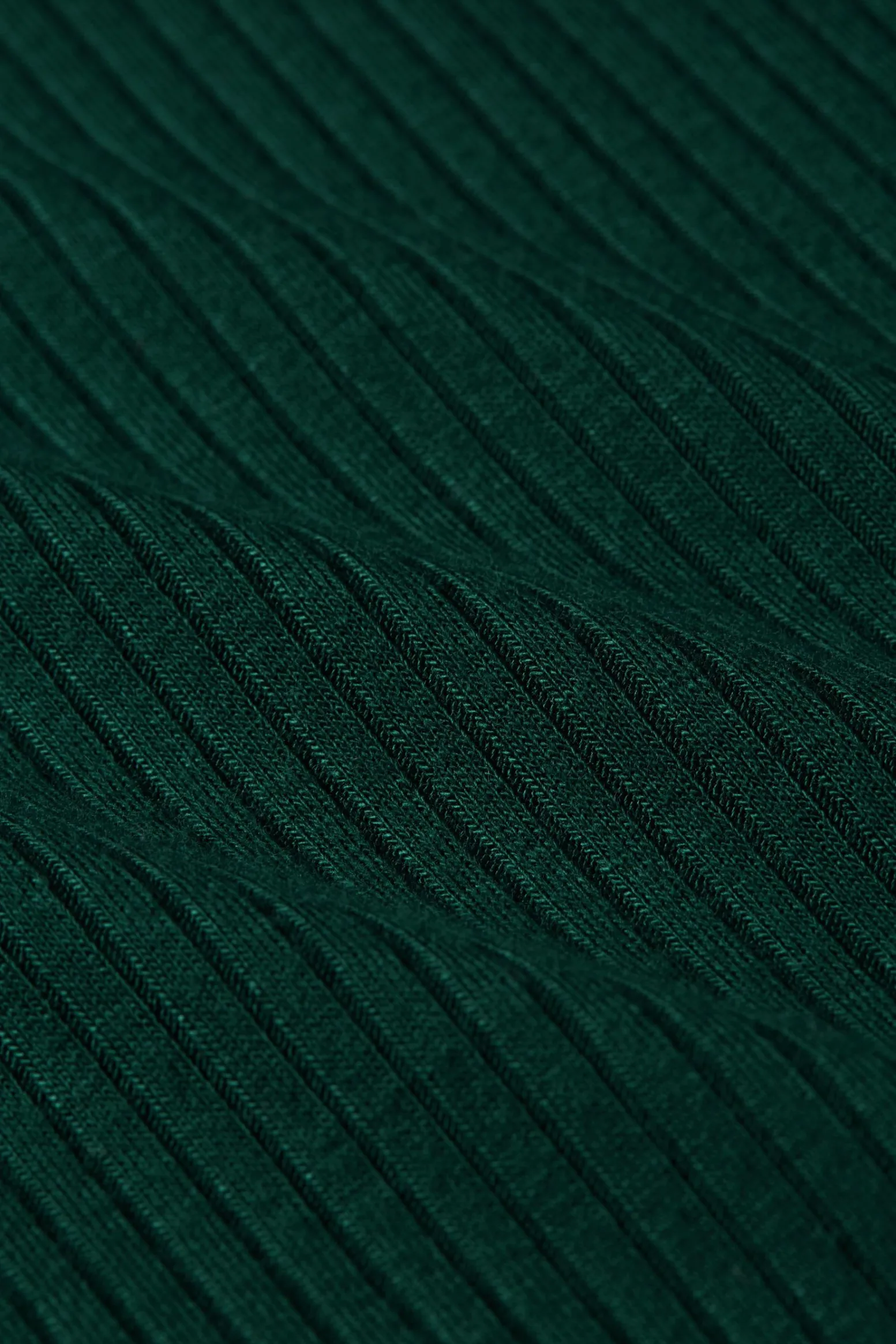 King Louie Tops & Shirts|Rollneck Top Uni Rib Pine Green