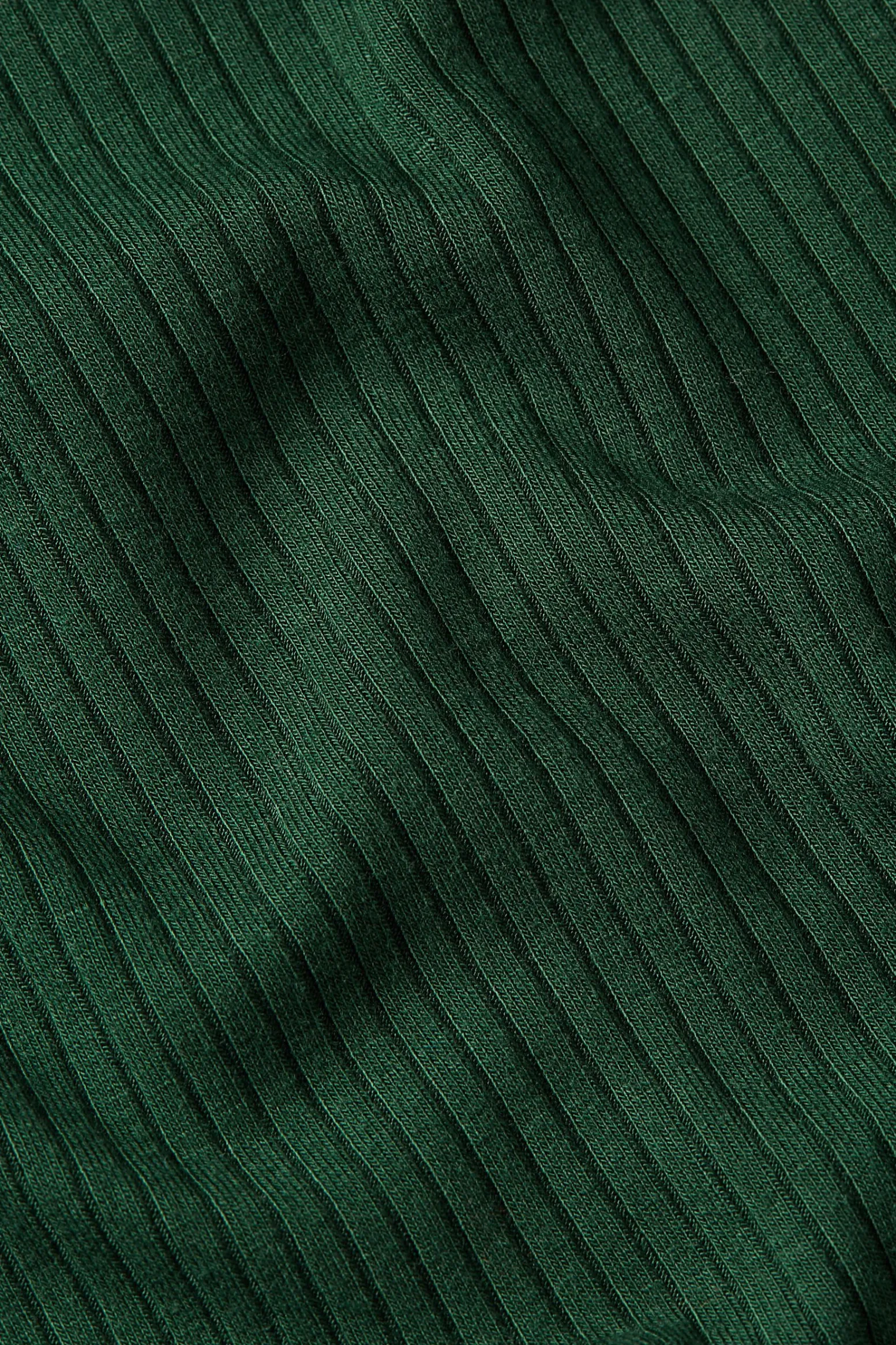 King Louie Tops & Shirts|Rollneck Top Uni Rib Forest Green