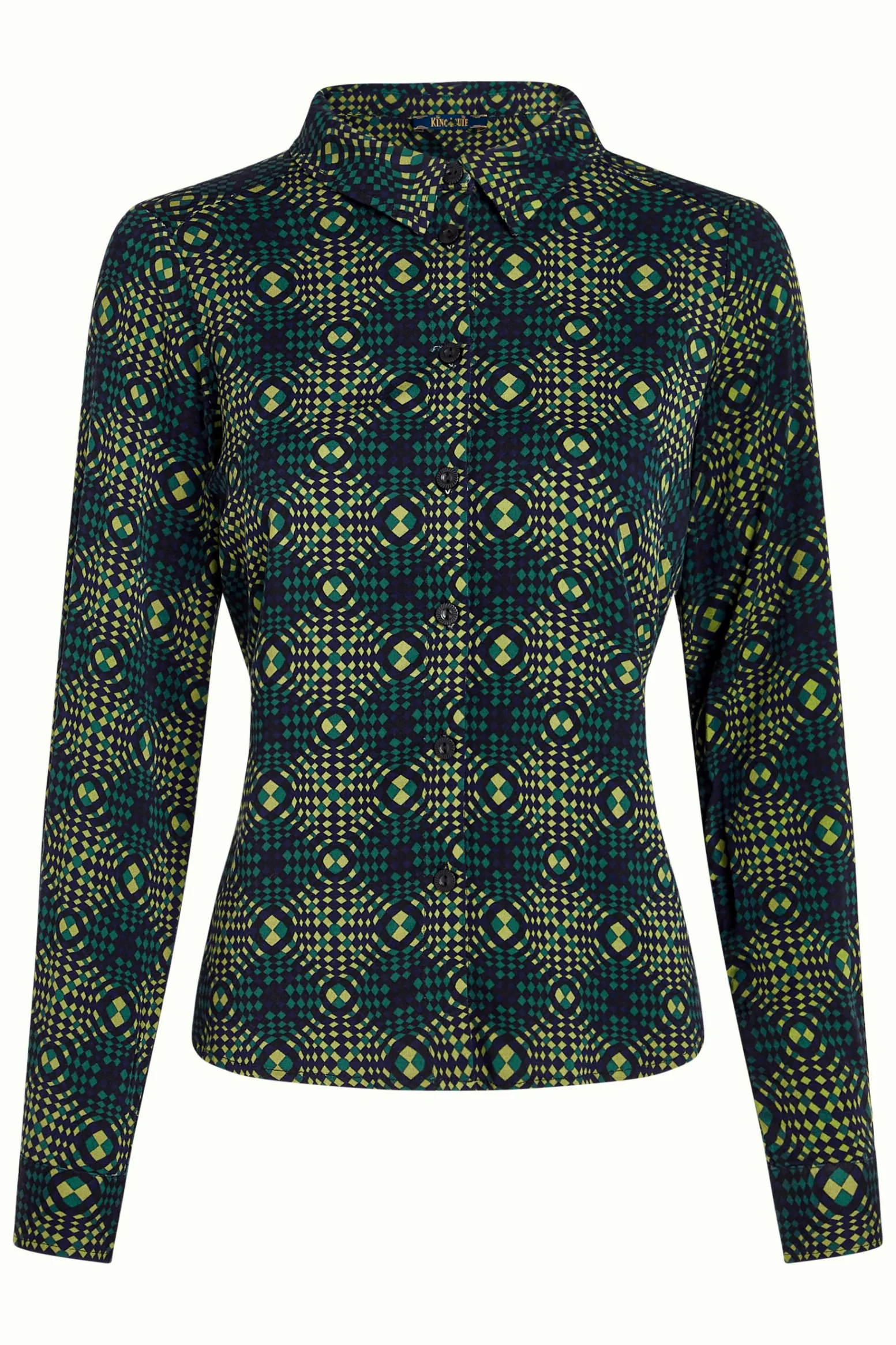 King Louie Blouses|Rosie Blouse Spiller Dragonfly Green