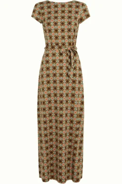 King Louie Jurken|Sally Maxi Dress Casey Black