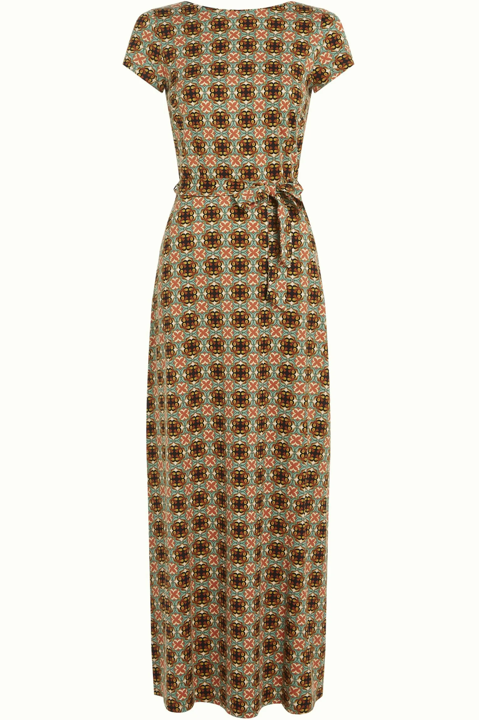 King Louie Jurken|Sally Maxi Dress Casey Black
