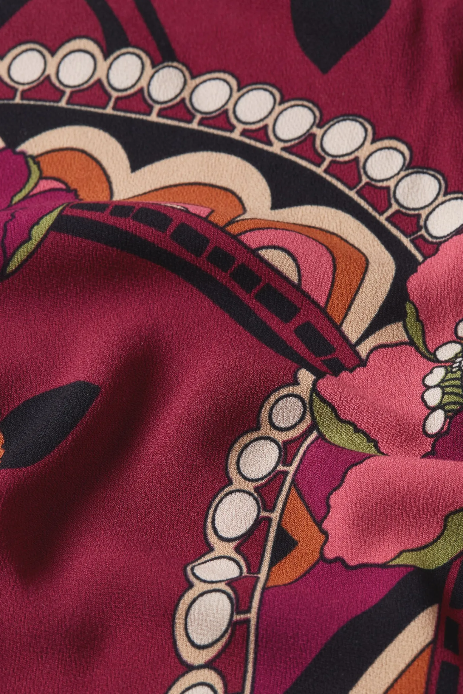King Louie Jurken|Sandy Dress Lovechild Cabernet Red