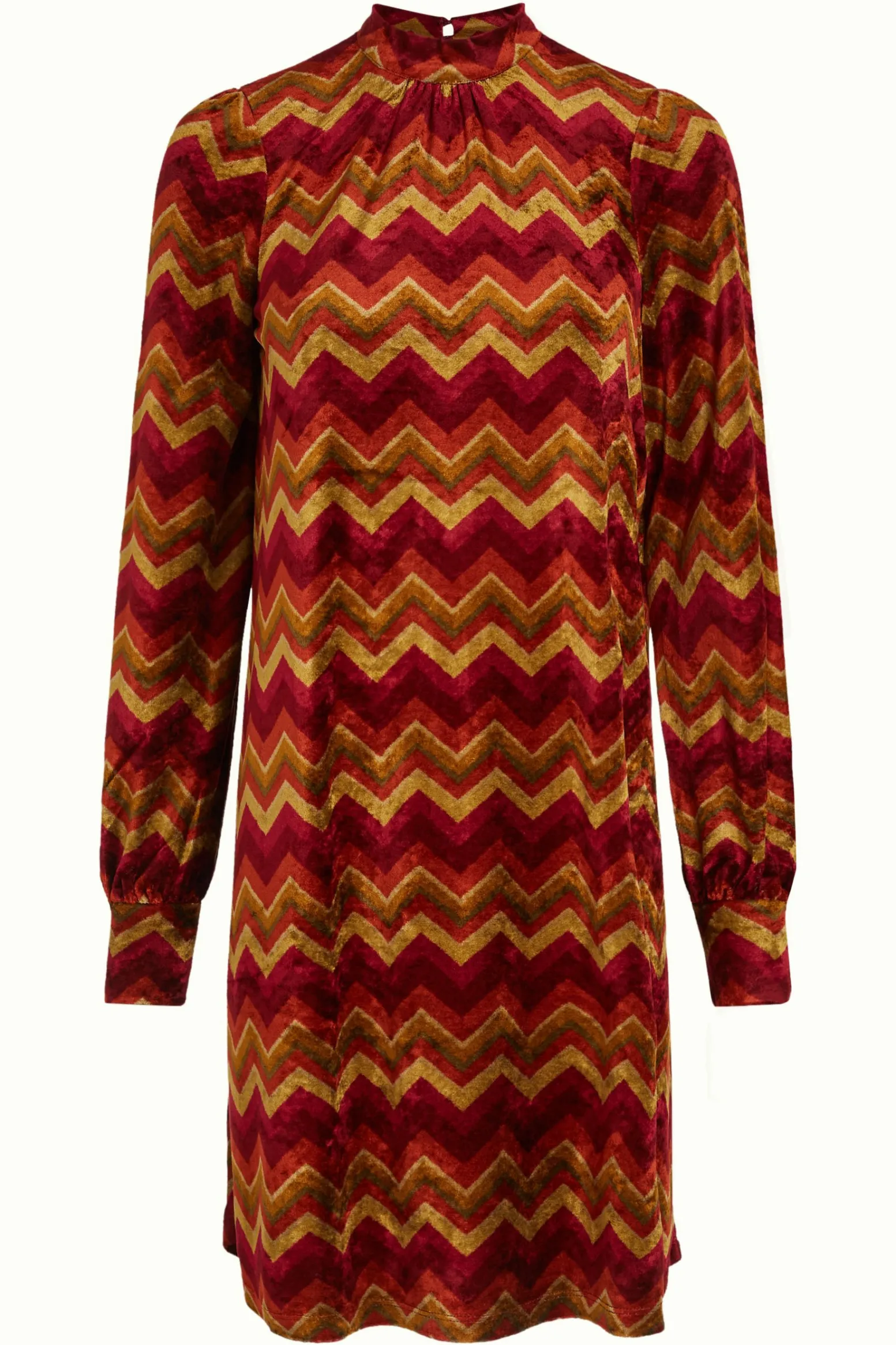 King Louie Jurken|Sandy Dress Penny Cabernet Red