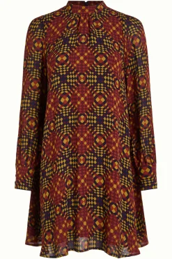 King Louie Jurken|Sandy Dress Zesty Evening Blue