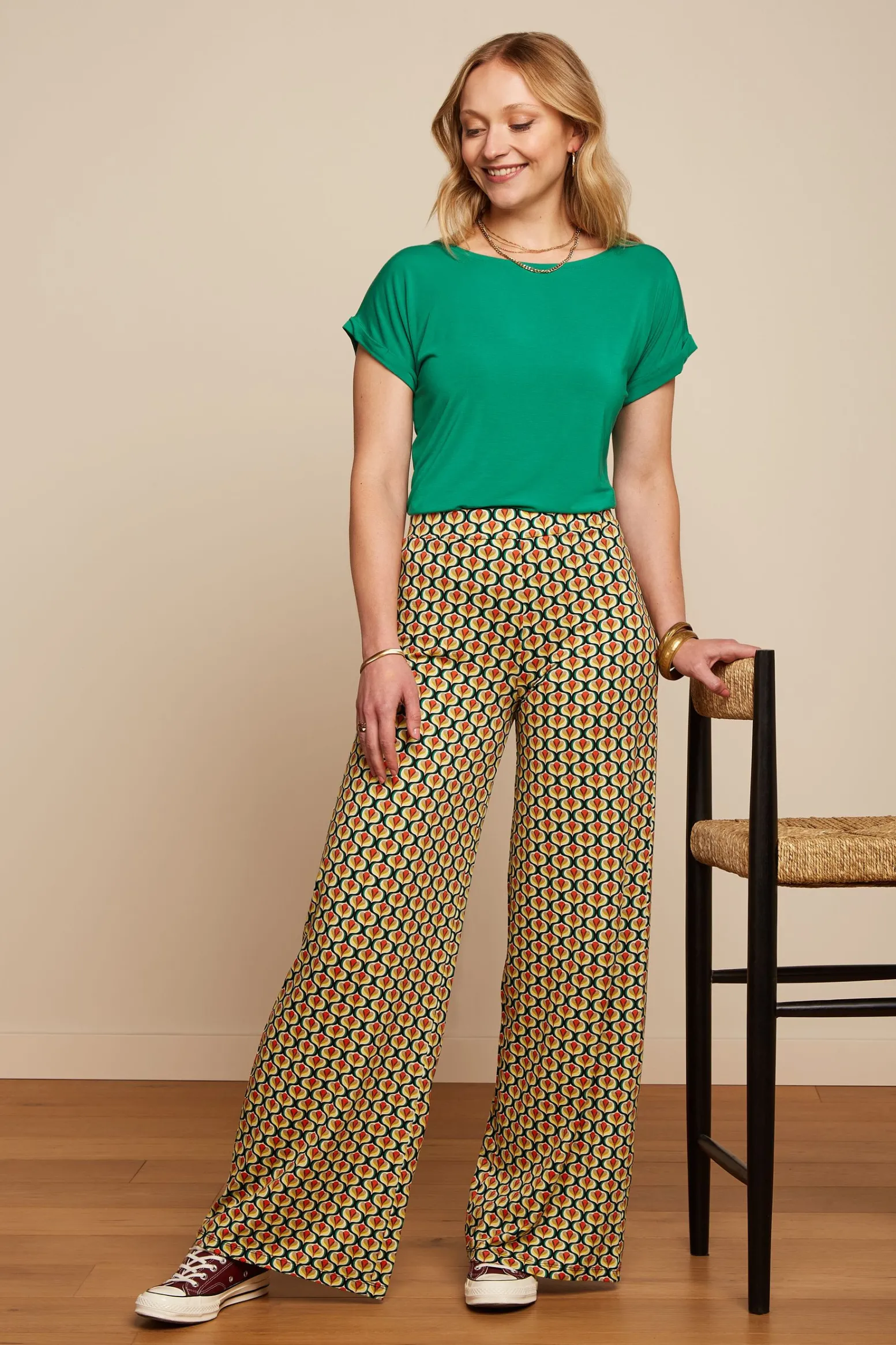 King Louie Broeken|Sara Pants Indy Sun Orange
