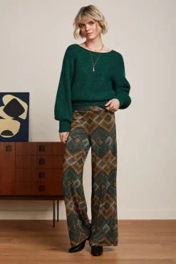 King Louie Broeken|Sara Pants Morrison Para Green