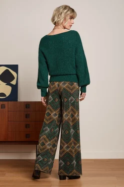 King Louie Broeken|Sara Pants Morrison Para Green