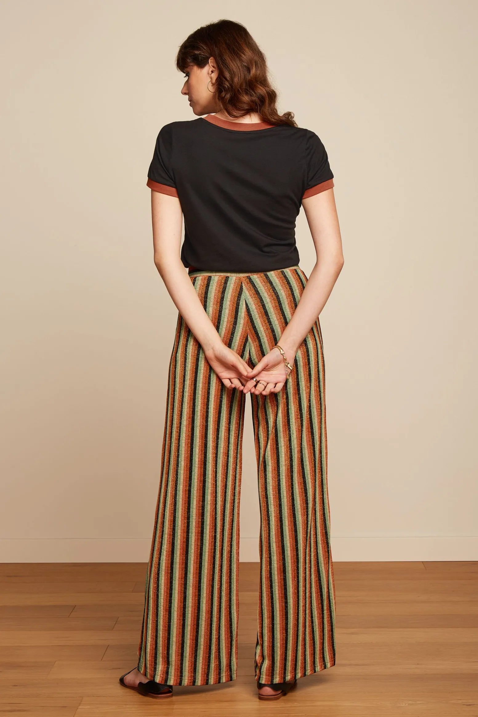 King Louie Broeken|Sara Pants Piso Stripe Black