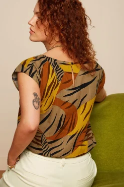 King Louie Tops & Shirts|Selly Top Zolea Sulphur Yellow