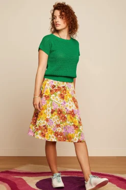 King Louie Rokken|Serena Skirt Marini Tuscan Yellow