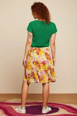 King Louie Rokken|Serena Skirt Marini Tuscan Yellow