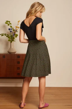 King Louie Rokken|Serena Skirt Minerva Black