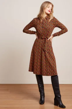 King Louie Jurken|Sheeva Dress Flaminga Black