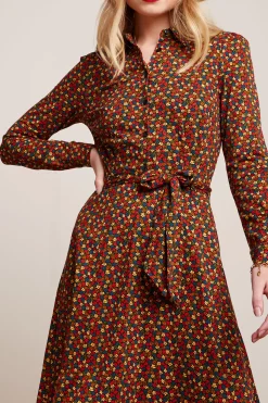 King Louie Jurken|Sheeva Dress Flaminga Black