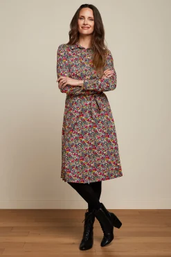 King Louie Jurken|Sheeva Dress Meadow Black