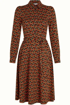 King Louie Jurken|Sheeva Dress Quentin Black