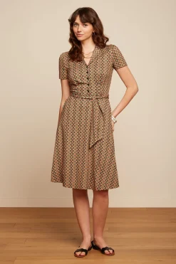 King Louie Jurken|Sheeva Dress Twisted Black