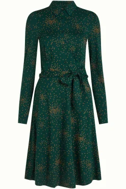 King Louie Jurken|Sheeva Dress Valentine Pine Green