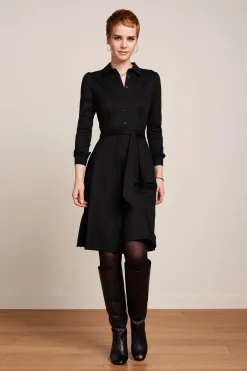 King Louie Jurken|Sheeva Dress Viscose Classic Black