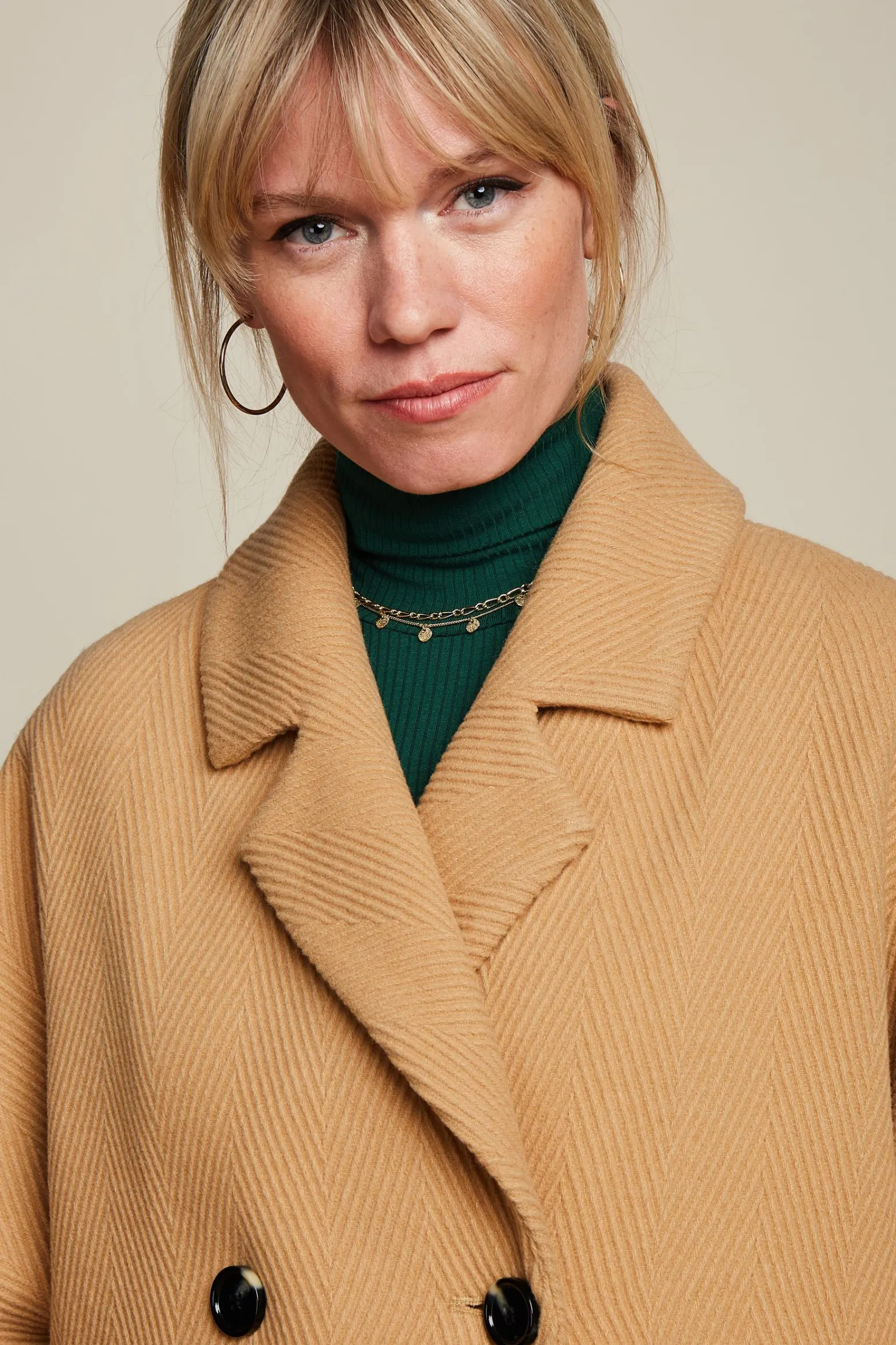 King Louie Jassen & Blazers|Shiya Kimono Coat Falaise Biscotti