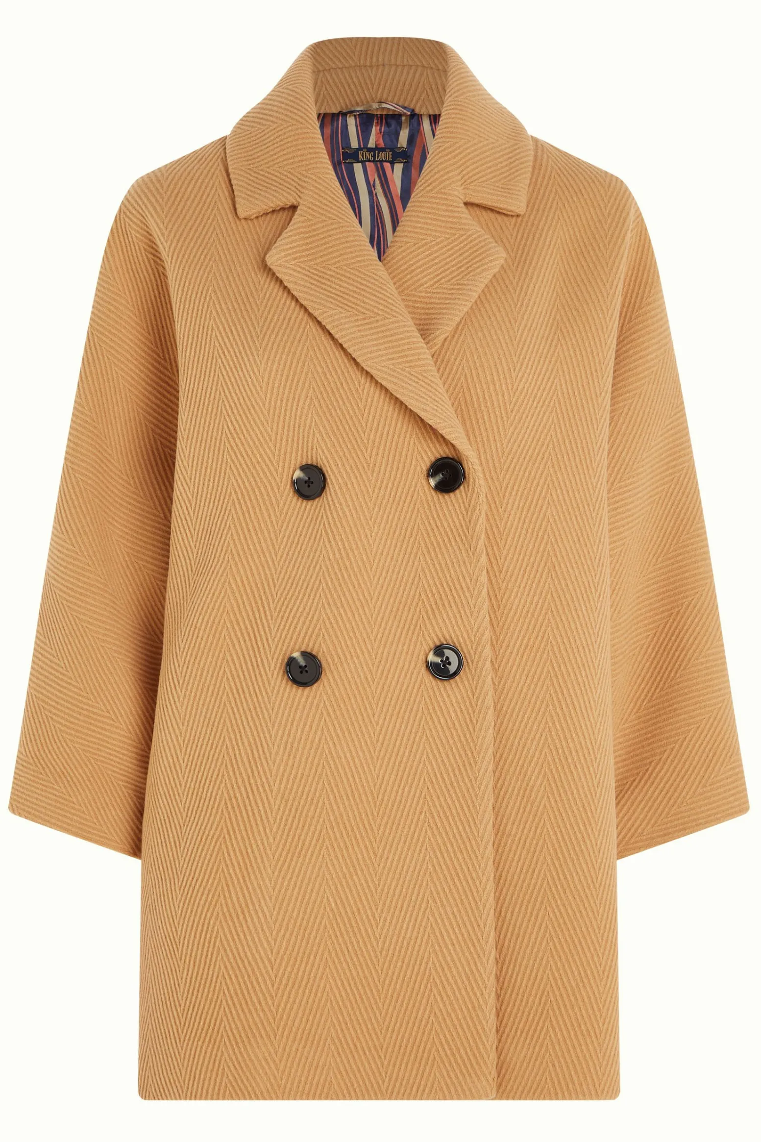 King Louie Jassen & Blazers|Shiya Kimono Coat Falaise Biscotti