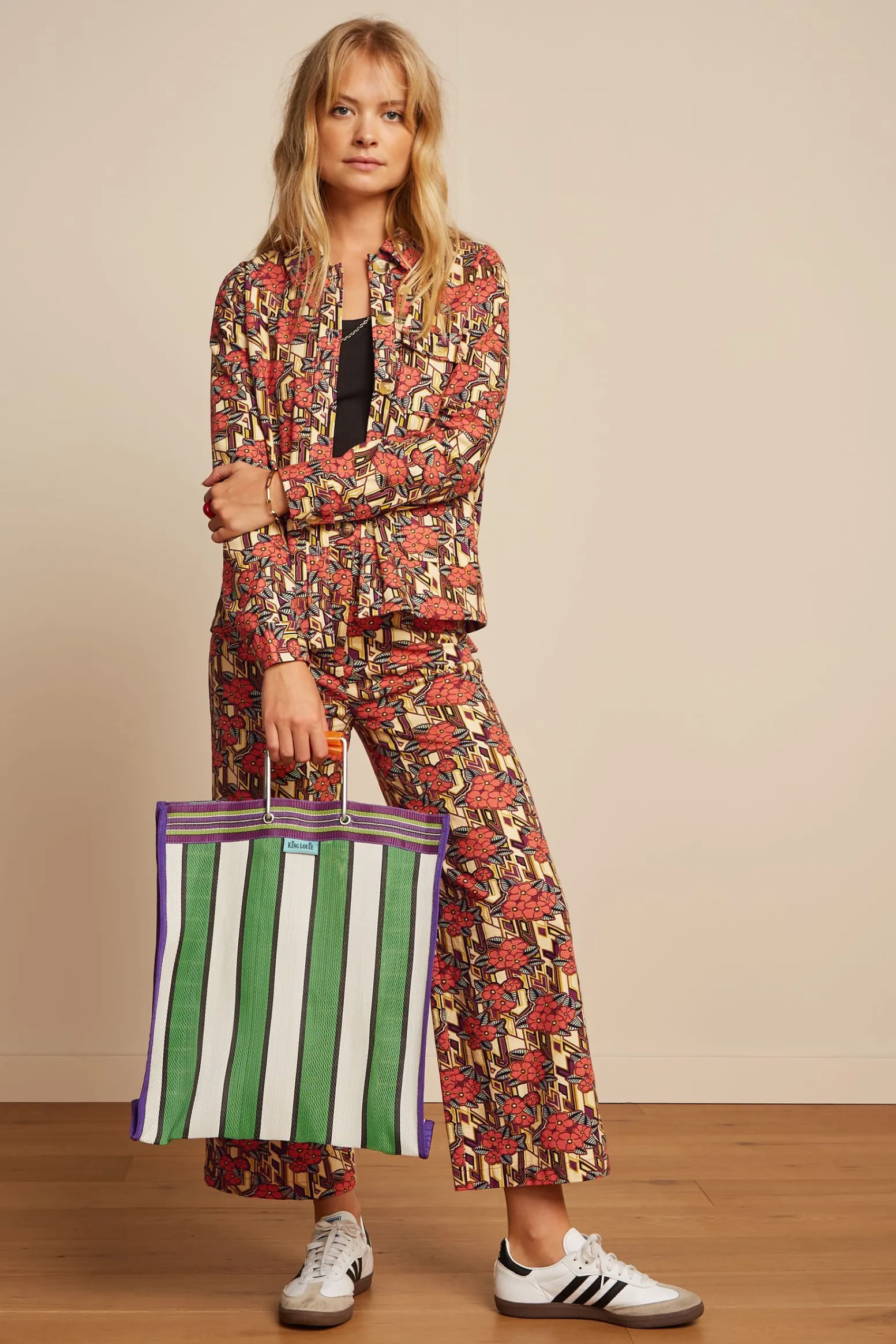 King Louie Accessoires|Small Shopper Mercado Fern Green