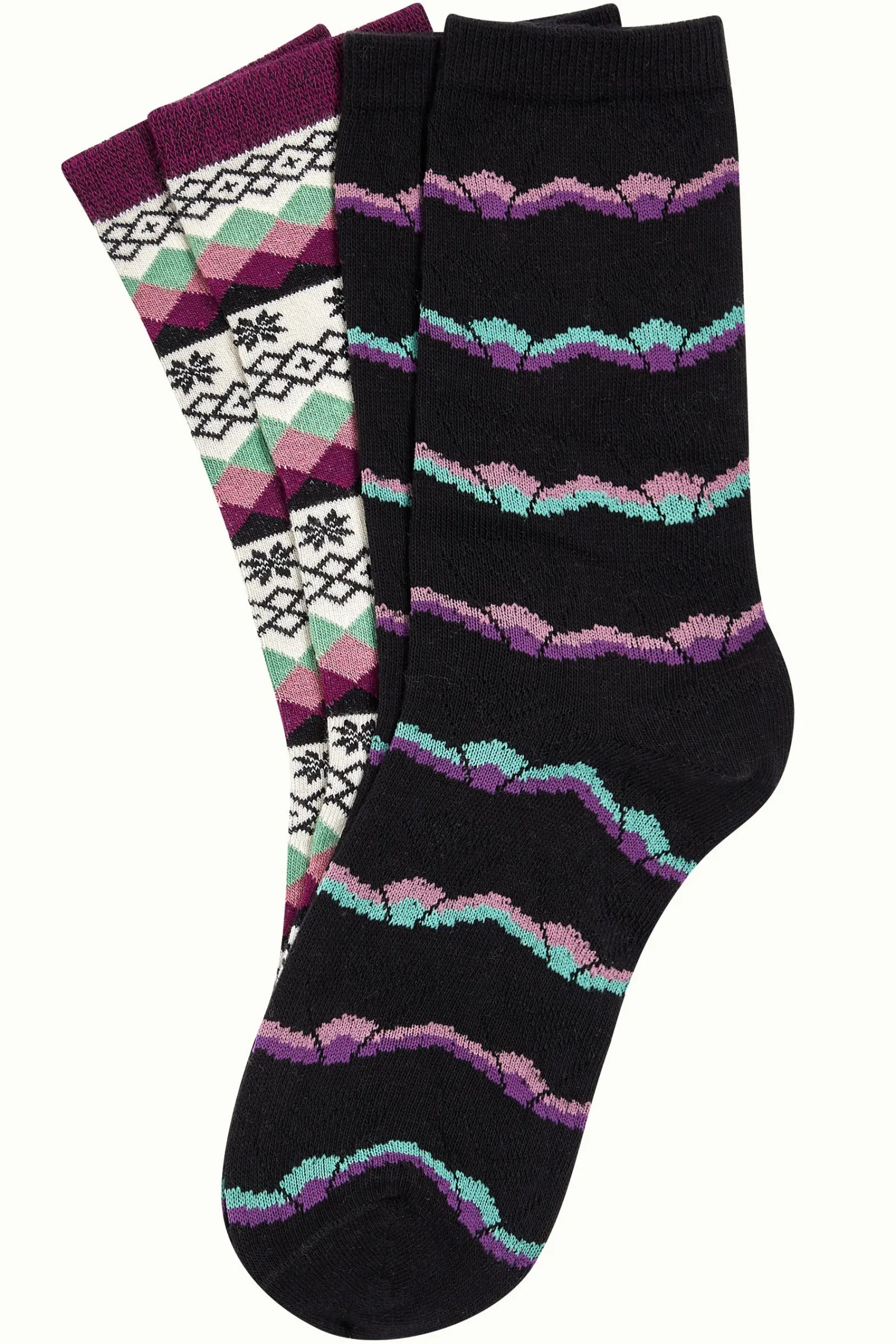 King Louie Accessoires|Socks 2-Pack Aspen Caspia Purple