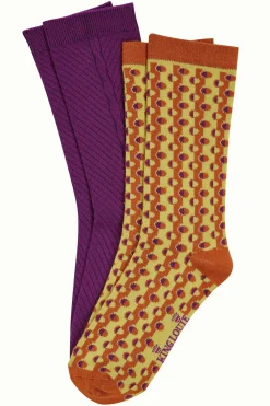 King Louie Accessoires|Socks 2-Pack Cosette Umbre