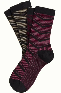 King Louie Accessoires|Socks 2-Pack Dynasty Black