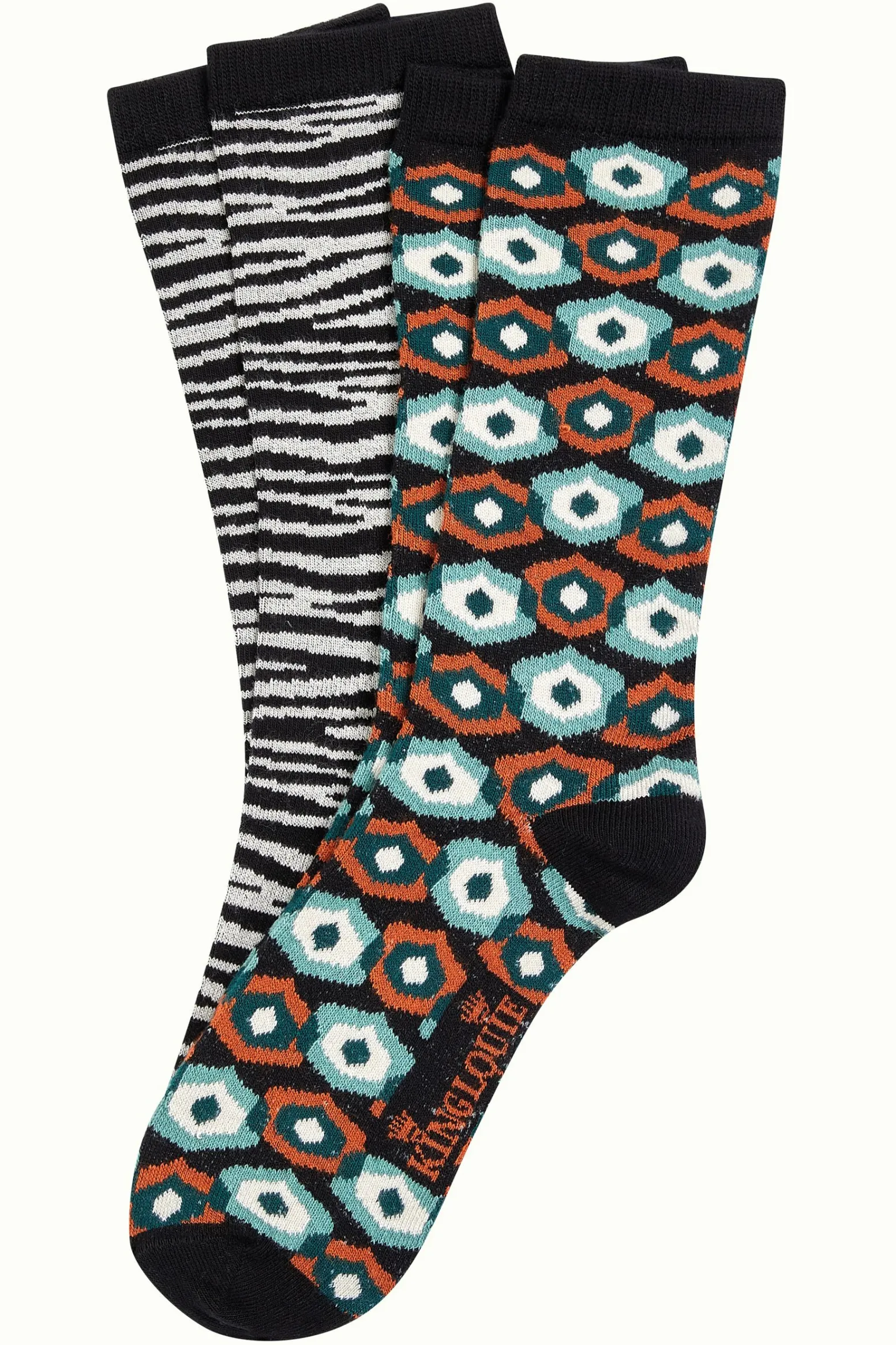 King Louie Accessoires|Socks 2-Pack Meribel Black