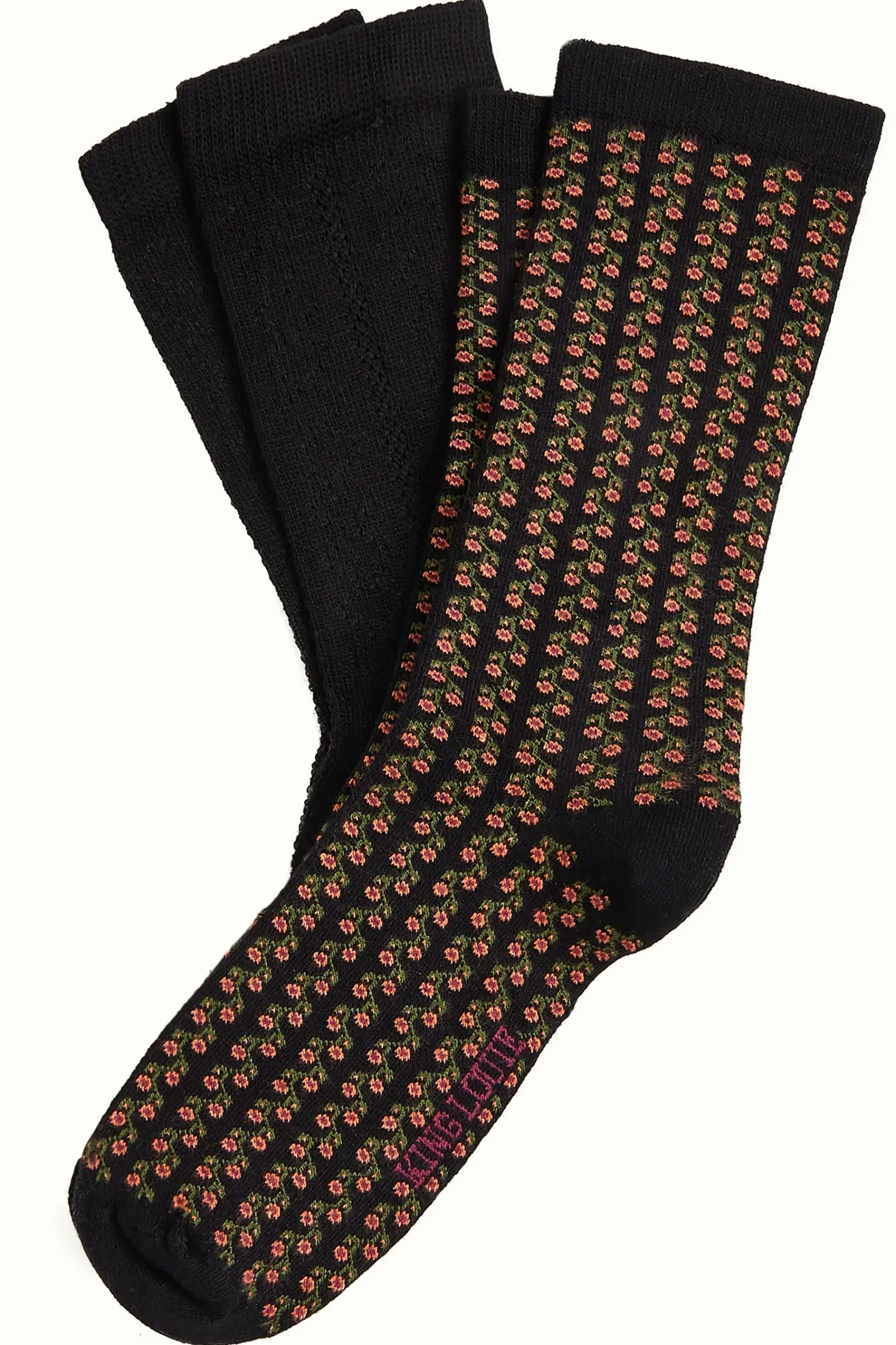 King Louie Accessoires|Socks 2-Pack Perkins Black