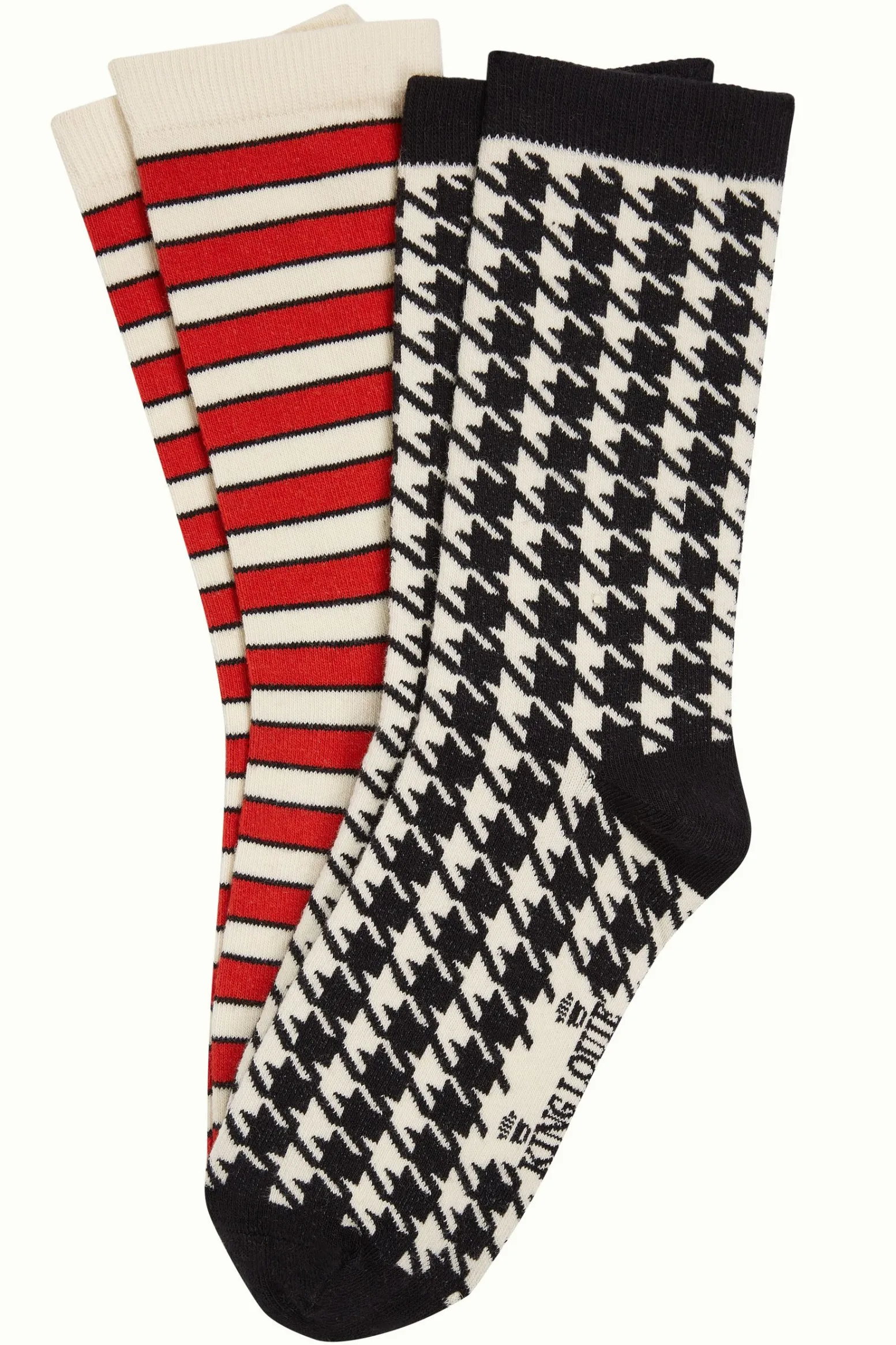 King Louie Accessoires|Socks 2-Pack Port Stripe Cream