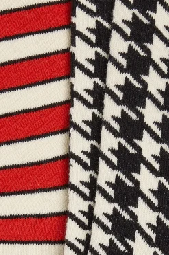 King Louie Accessoires|Socks 2-Pack Port Stripe Cream